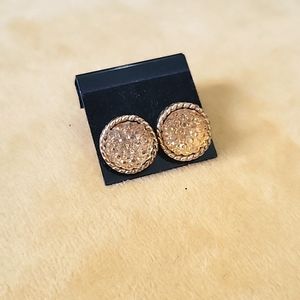 Round Gold Earrings